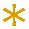Asterisk for hidden note